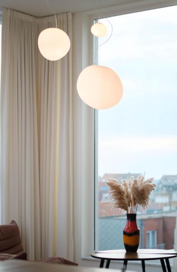 Stijlvolle En Lichtrijke Design Penthouse Met Prachtig Uitzicht Te Wenduine Apartment Де Хаан Екстериор снимка