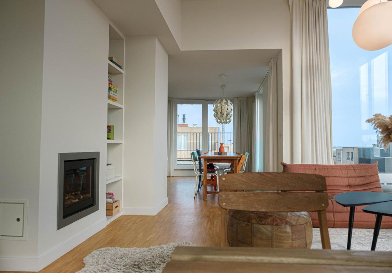 Stijlvolle En Lichtrijke Design Penthouse Met Prachtig Uitzicht Te Wenduine Apartment Де Хаан Екстериор снимка